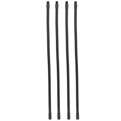 4 Pezzi Tubo Flessibile per Lampada a Collo d'Oca Alluminio Calibro 10mm Lampada da Tavolo da Scrivania Flessibile Raccordi per Illuminazione