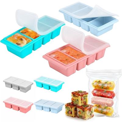 With Lid Ice Cube Mold 3/4 Grids Ice Mold New Freezer Trays