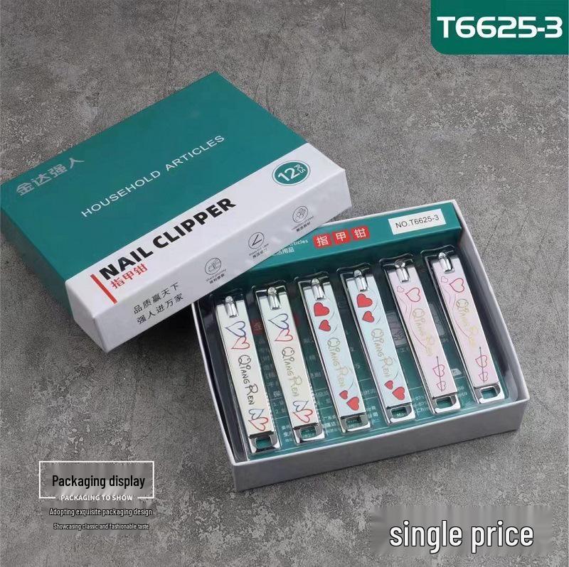 Jindaqiangren Large Carbon Steel Nail Clippers - Flat Mouth Manicure Tool with Free Shipping