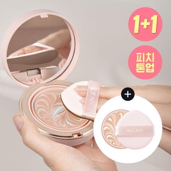 AGE20S Glow Fit Moisture Glow Tone-Up Sun Pact 12.5g (Main Product + Refill)
