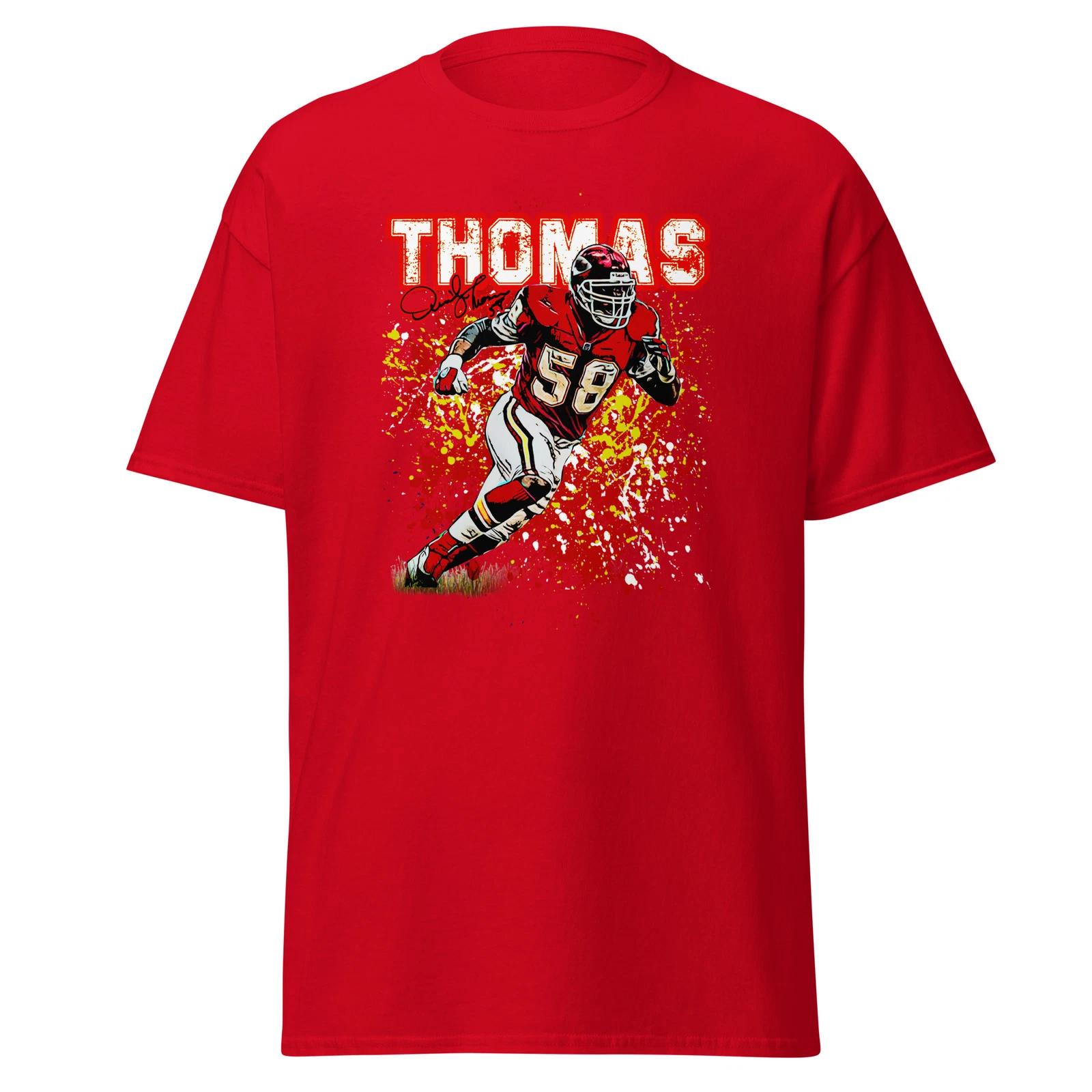 Men s and Women s T-shirts Derrick Thomas classic tee Chiefs football shirt M