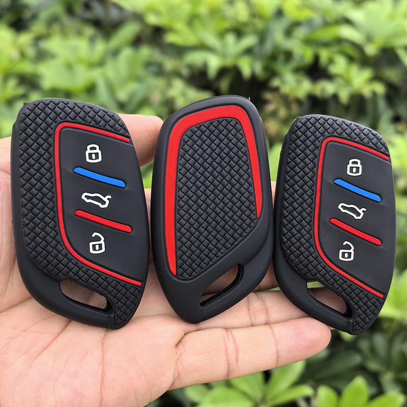 New Styling Silicone Key Case Cover For MG4 MG5 MG6 Mg3 Mg7 MG ZS EV HS EHS ZX GT Roewe RX3 RX8 ERX5 RX5 I6 I5 Car Accessories