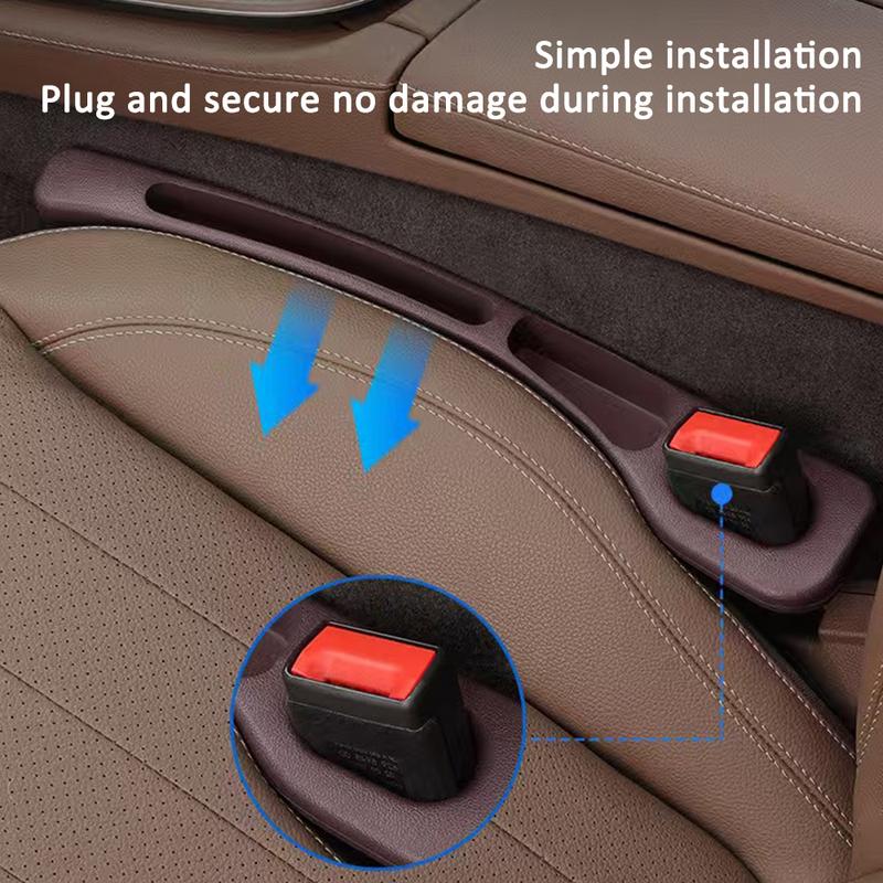 For ZEEKR 001 2021 2022 2023 2024 2025 2PCS Universal Car Seat Leak Proof Strips Gap Side Seam Filler Storage Accessories