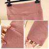 Women's High-Waisted Fleece-Lined Seamless Cotton Trousers – Warm, Tight-Fit, Thickened Base Layer for Autumn/Winter