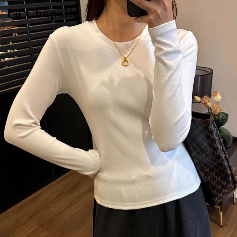 La Chapelle Women s Thermal Ribbed Long Sleeve Base Layer Top L