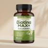 Googéer Biotină MAX+ COLAGEN – Supliment cu Biotină și Colagen pentru Creșterea Părului, Unghii Puternice și Sănătatea Pielii (60 capsule)