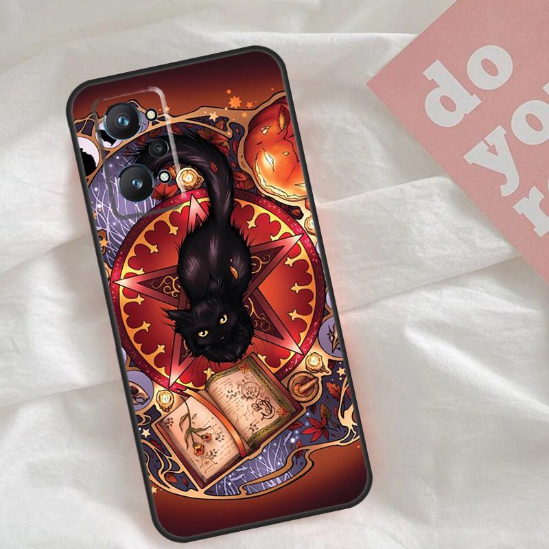 Magic cat The Witches Case For Realme C53 C55 C33 C63 C61 C51 C65 C67 C71 C75 11 12 13 14 Pro Plus GT6 GT7 15 Pro