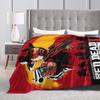 Red Dead Redemption 2  Warm Soft Blanket  Students Plush Bedding Throws Pattern Couch Chair Flannel Bedspread Sofa Bed Cover