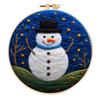 Christmas Needle Felting Kit Holiday Felt Painting Set for Beginners Starter Needle Felting DIY Craft Kit with Pad Needles Wool Decorative Frame