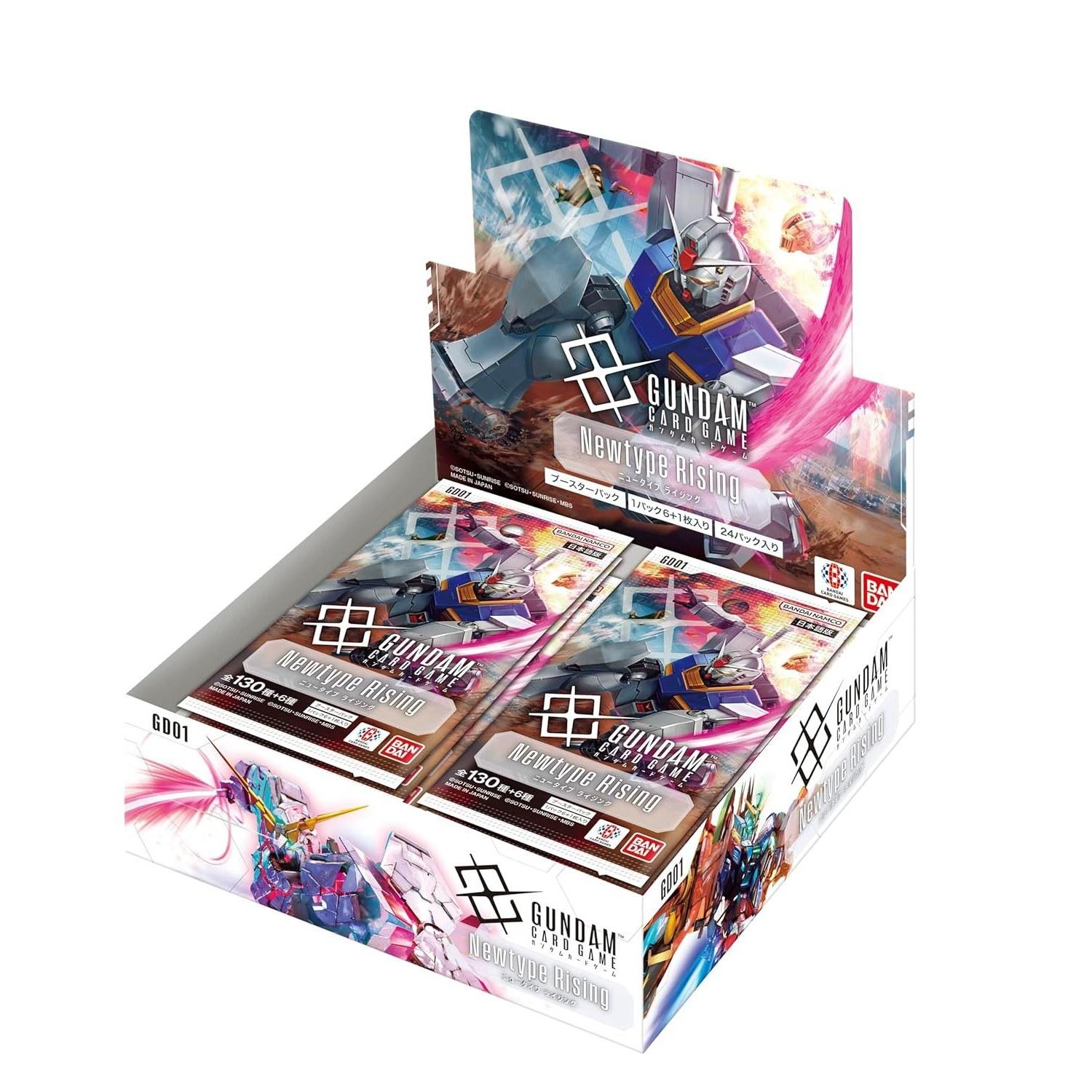 Bandai Gundam Card Game Booster Pack Newtype RisingGD01 (BOX) 24 packs included