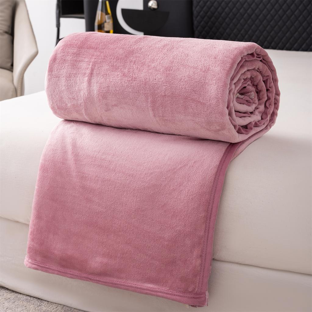 Cartoon Pattern Thick Flannel Blanket Lightweight Warm Nap Throw Blanket for Sofa All Season Cozy Soft Plush Bedspread Bed Sheet