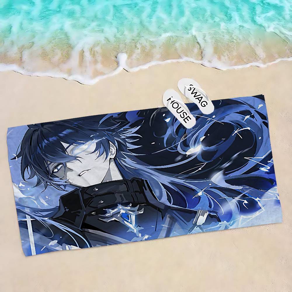 

Genshin Impact Flins Big Microfiber Beach Towels Quick Dry Towel Sand Beach Towels Pool Towel for Travel Swim Pool Yoga W40*H60(CM)
