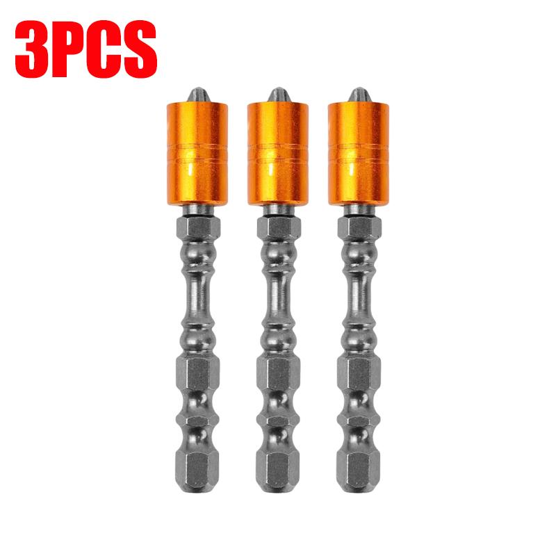 Strong Magnetic Screwdriver Bit Heavy Duty Hex Shank Cross Head Impact Bit Electronic Screwdriver For Plasterboard Drywall Screw