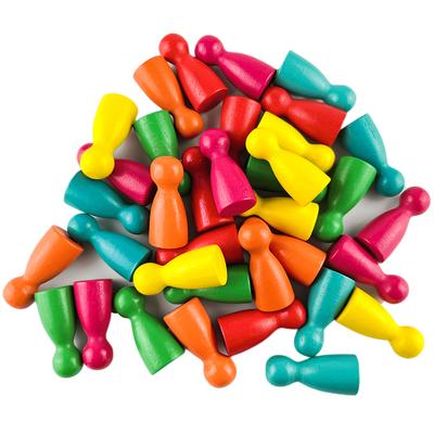12pcs Pawn Chess 29mm Wood Game Pieces for Boardgames Extras 6 Colors High Quality Durable Construction Stylish Design Practical Daily Use