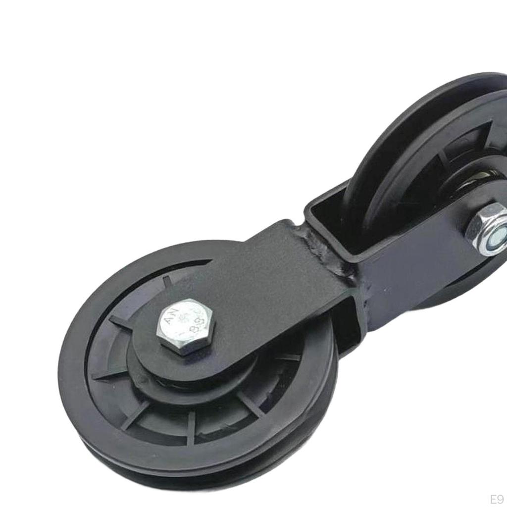 Akcesoria do podwójnego bloczka, Przyrząd do ściągania w dół, Solidny, Części zamienne do podnoszenia ciężarów, DIY Fitness