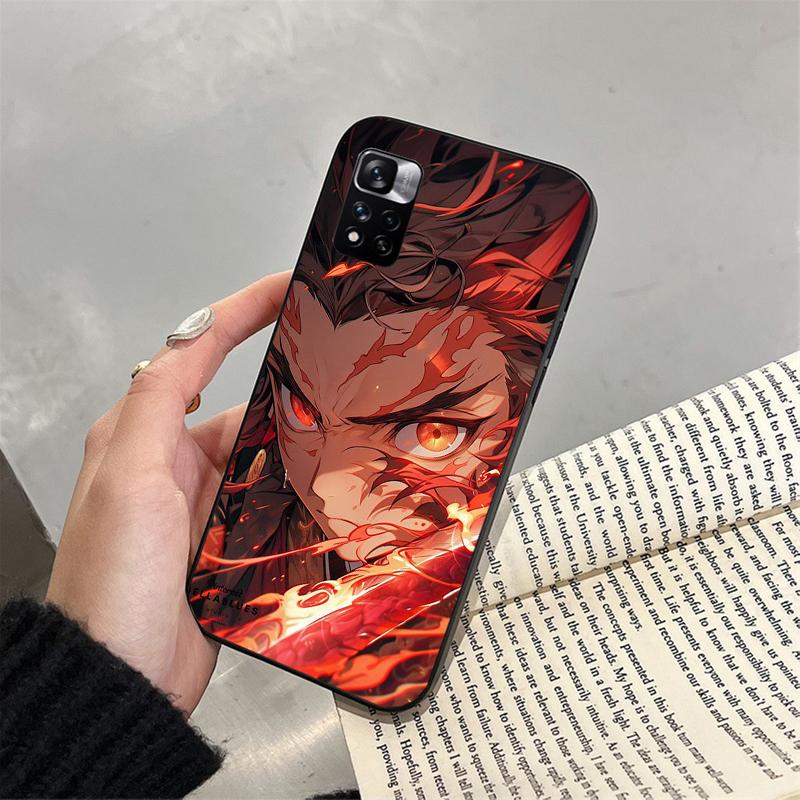 Rengoku Demon Slayer Phone Case For Xiaomi Redmi Note 13 12 Pro 11S 11 10 Pro 10S 12S Redmi 10 9C 13C