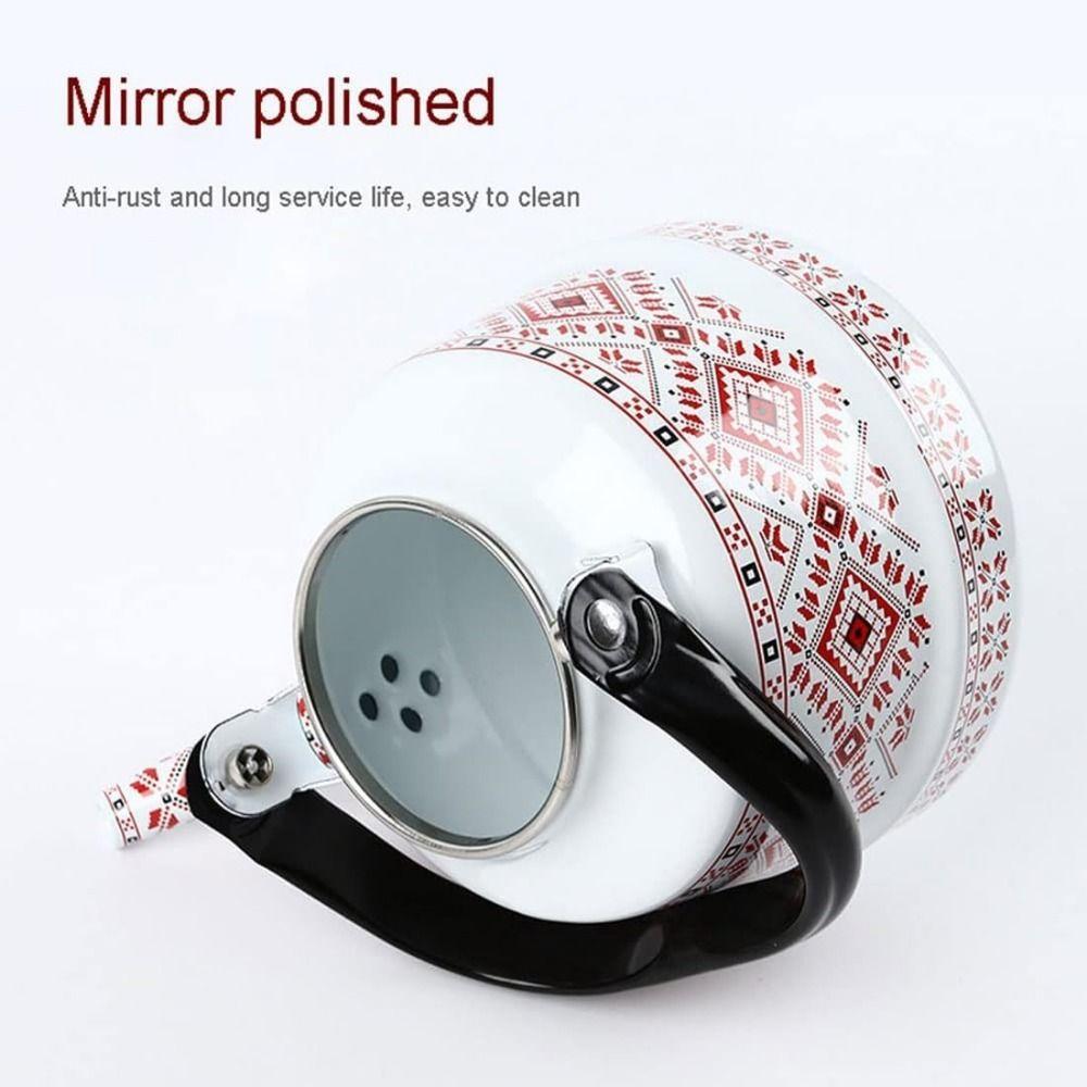 Fierbător de ceai emailat în stil european