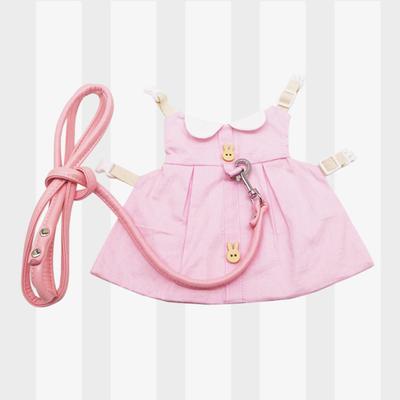 1 Set Eye-catching Rabbit Costume Fine Workmanship Fabric Cartoon Pattern Adjustable Bunny Dress for Daily