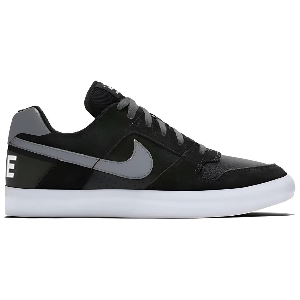 Nike SB Delta Synthetic Leather, Leather Slip Resistant, Abrasion Resistant, Lightweight Low top Skateboard Shoes Men's 942237-010(Team303-)