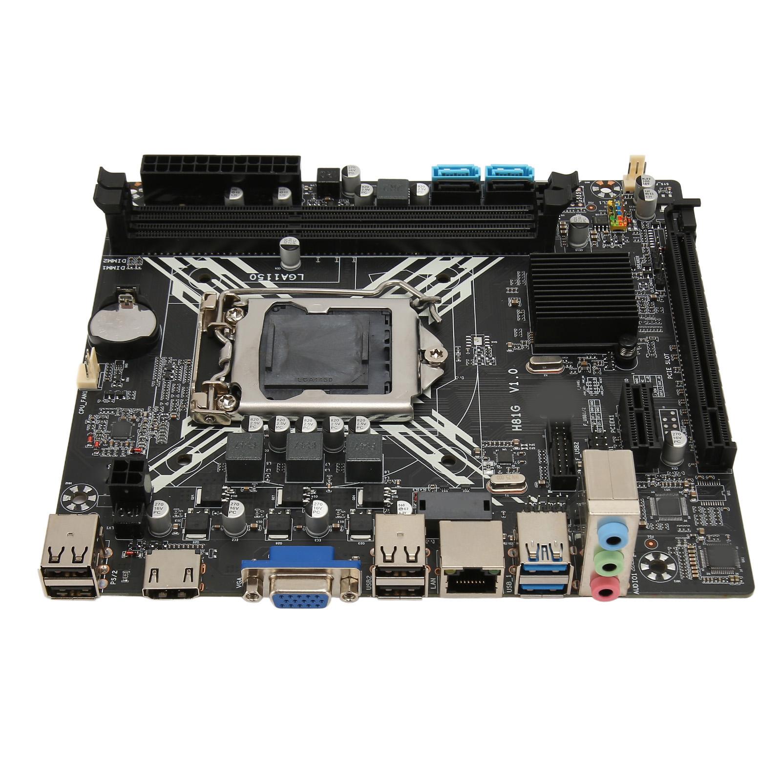 

H81G Motherboard DDR3 Memory Slots USB3.0 SATA3.0 Computer Motherboard for Core for Celeron for