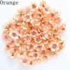 100Pcs 2.5Cm Silk Cloth Wedding Flower Heads Diy Manual Simulation Material For Dress Wreath Decoration Creative Flower Buds