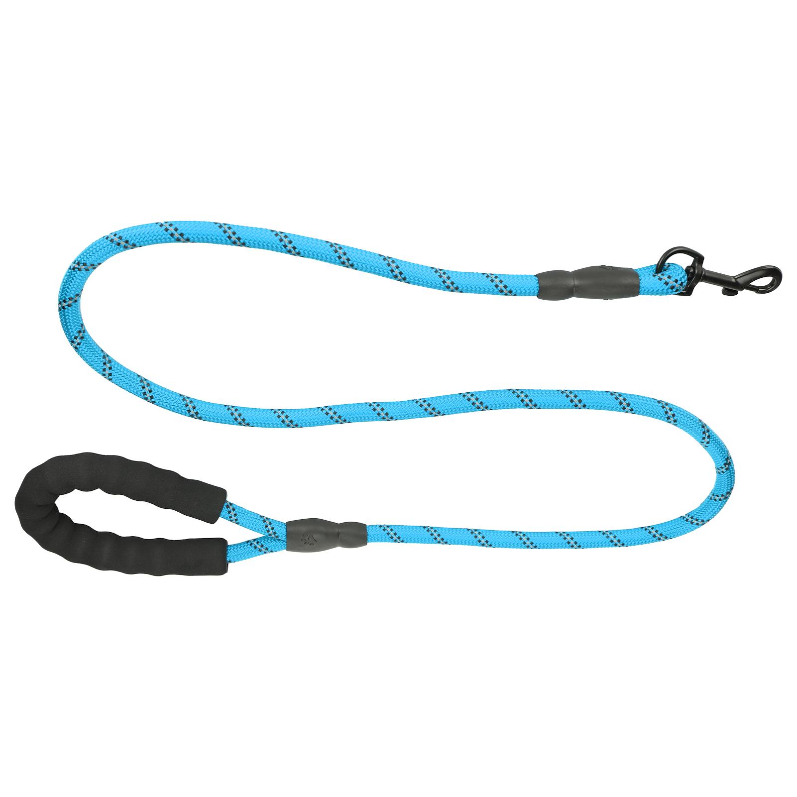 

Pet Heavy Duty Nylon Leash Reflective Round Rope Suitable for Medium and Large DogsRed синий