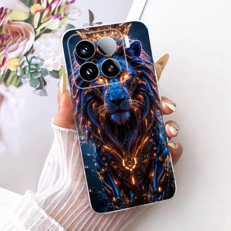 For Xiaomi Mi 15 Pro 5G Case Luxury Butterfly Painted Cover Soft Silicone Phone Case For Xiaomi 15 Pro Mi15 Pro 5G Fundas Bumper