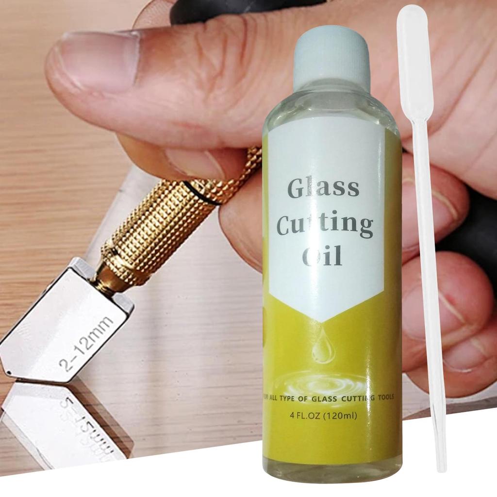 120ml Glass Cutting Oil Tile / Mirror Cutting Grease Glass Multipurpose Drill Bit Cutter Tool Fluid For Art Glass Cutting Tool