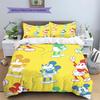 Bright Yellow Mickey Mouse Print Bedding Set, Comfortable and Warm, The Perfect Choice for Decorating A Child's Bedroom.