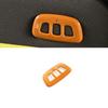 Front Reading Light Switch Cover Trim 1* For Ford Ranger -2024 Bright Orange