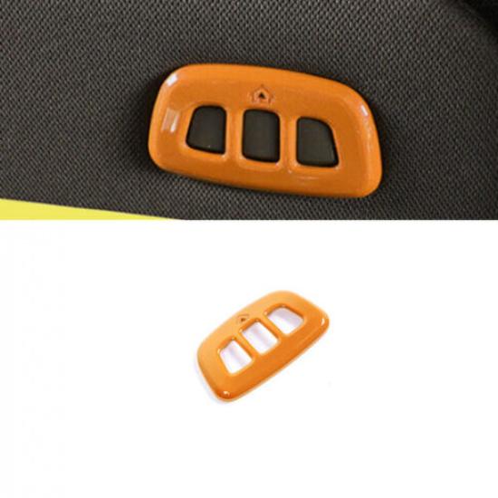 Front Reading Light Switch Cover Trim 1* For Ford Ranger -2024 Bright Orange