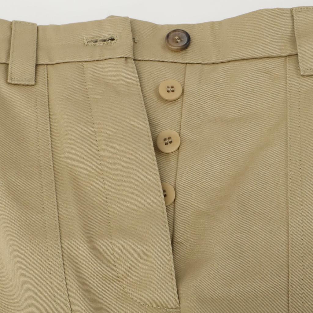 MIUMIU Beige MG1946 22 Year Made Chino Cargo Pants Skirt 40S beigeUsed
