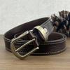 Handmade Retro Women'S Autumn And Winter Jeans Belt First Layer Cowhide High-End Fashion Leather Belt Style