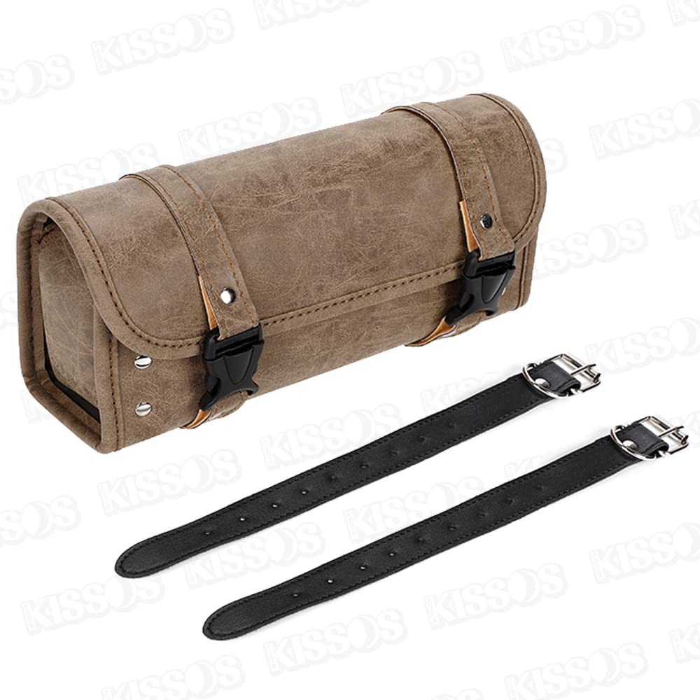 Motorcycle Tool Bag Saddlebag Waterproof Universal Brown Harley-Davidson