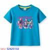 KPop Dämonenjäger Kinder-Cartoon-Print T-Shirt