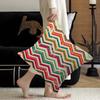Geometric Zig Zag Wave Cushion Cover Polyester Sofa Cushions Decorative Throw Pillows Home Decoration Pillowcover