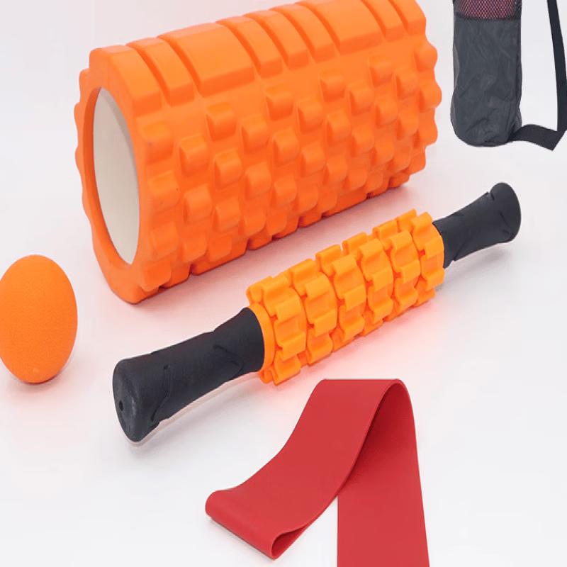 LISM 6-in-1 Hollow Foam Roller & Massage Set