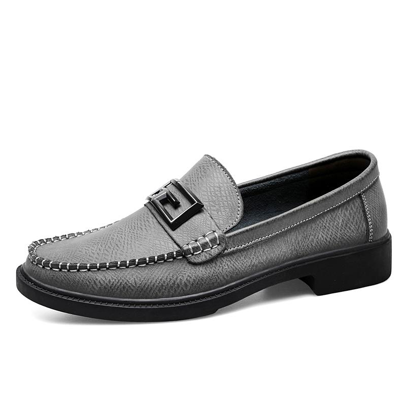 Fashion Daily Wear Spring Autumn Loafers New Men Genuine Leather Casual Shoes Soft Bottom Moccasins Non Slip Slip on Flats Driving Shoes