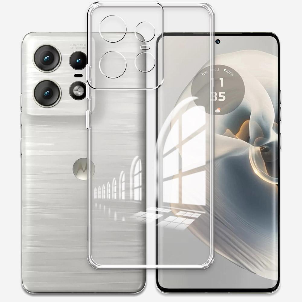 Für Moto Edge 50 Pro Hülle Klar Silikon Weiche Handyhülle Für Moto Edge50Pro Schutzhülle Coque auf Motorola Edge 50 Pro Funda