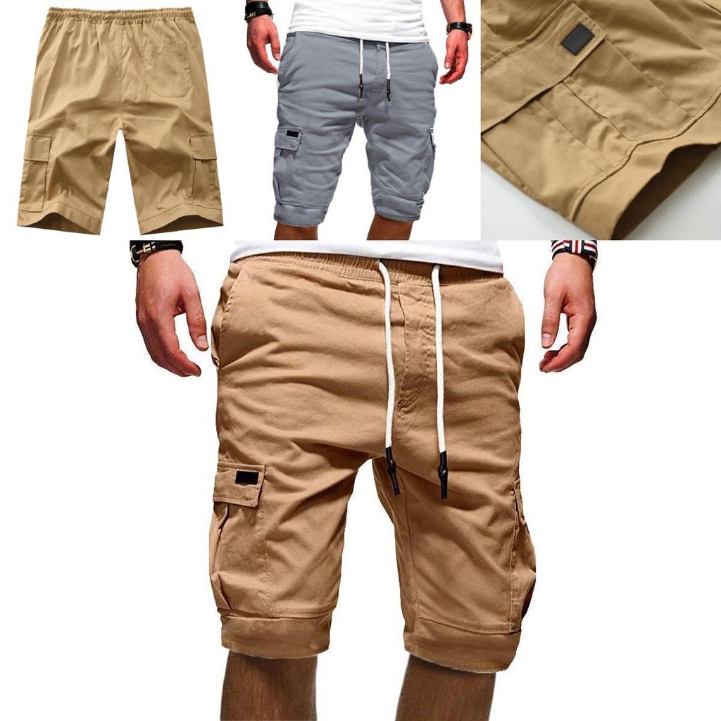 Comfortable Men's Cargo Shorts Summer Casual Jogger Sport Army Combat Trousers