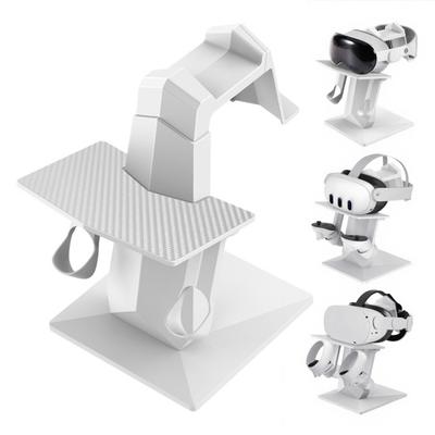 Soporte para Casco VR para Meta Quest 3S Controlador de Mano Izquierda Derecha Gafas de Realidad Virtual Soporte de Exhibición Estante de Escritorio Accesorios VR