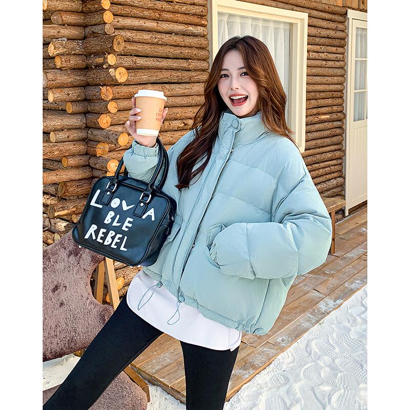 Years Flowing Like Water 2025 Winter Petite Slimming Stand Collar Down Jacket