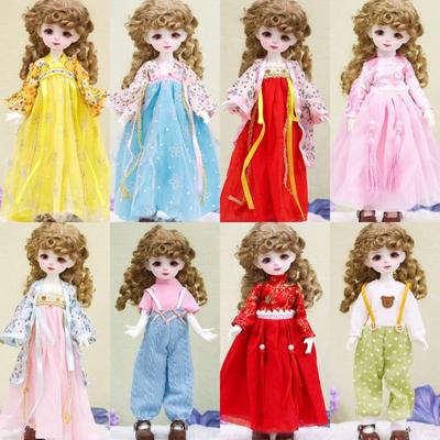 Cute Pretty 30cm Doll Clothes Handmade Replaceable Doll Outfit Set DIY Girl Toy Gift (No Dolls and Shoes)