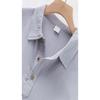 Mens Loose Fit Casual Short Sleeve Turn Down Collar Polo Shirt