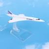 1:Modello di Aeroplano Concorde Air France di Linea Aerea in Lega Diecast Modello di Aeroplano Giocattoli da Collezione Decorazione per la Casa Miniature