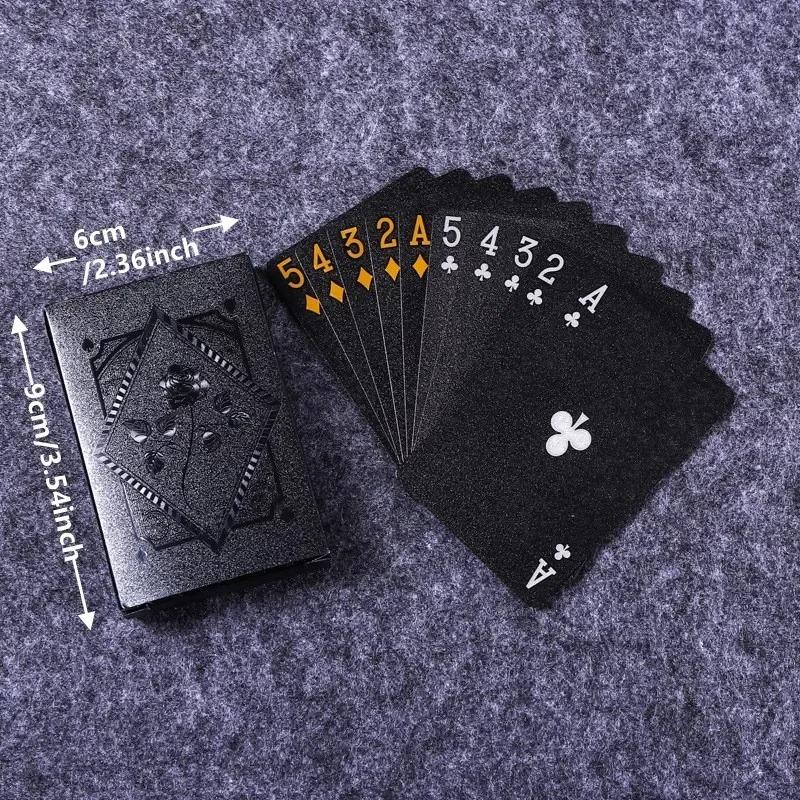 Magic Pack Poker Suit Multiple Styles Colorful Playing Card Game Card Group Waterproof Board Game Gift Collection Smooth Durable