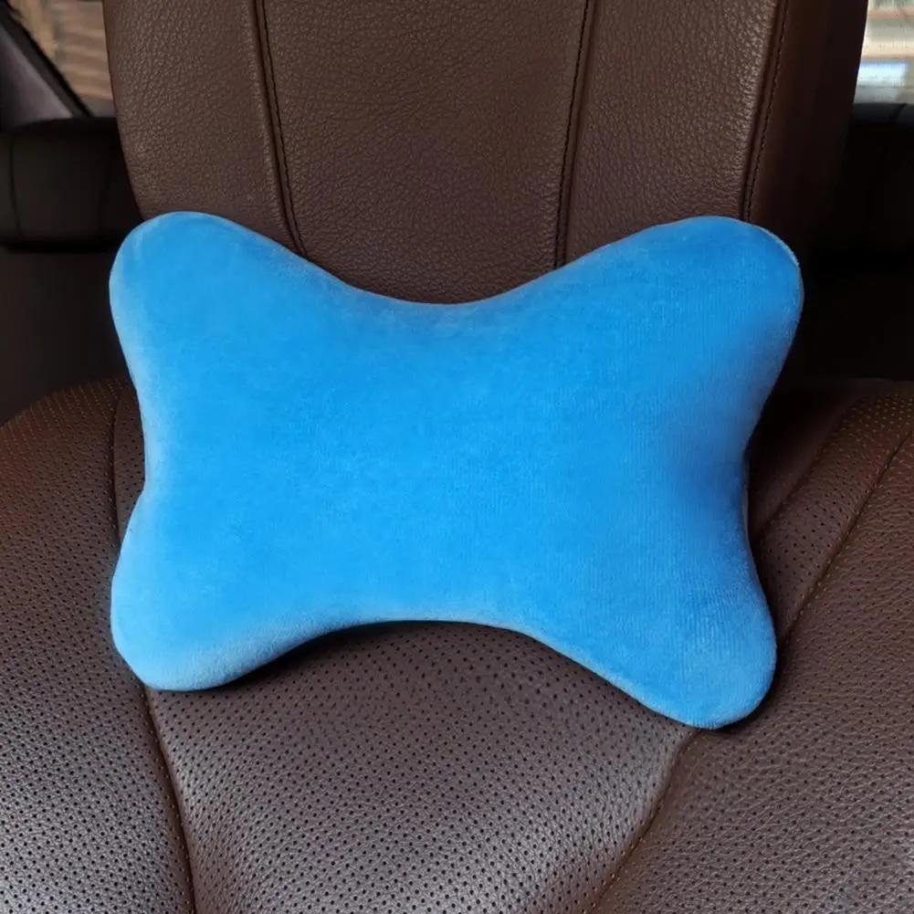 Neck Pillow Detachable Super Soft Polyester High Elasticity Headrest Cushion for