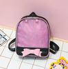 Premium Quality 6 Colors Clear Ita Bag Transparent Itabag Pin Display Backpack For Kids