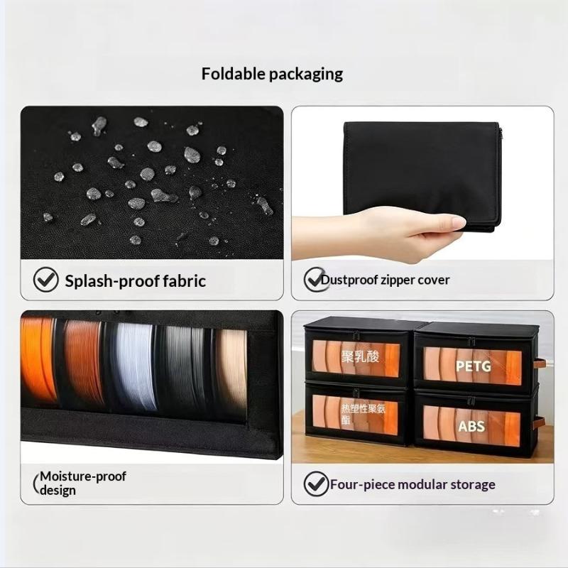 1Pc 3D Printer Filament Storage Bag Filament Storage Bag Cover 3D Printing Accessories Holder Rack For Home Office Workshop