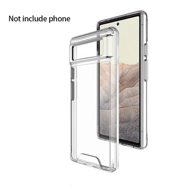 1PC Phone Case For Google Pixel 6 Pro Case Clear Anti-Fingerprint Cover TPU+PC
